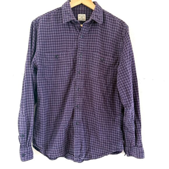 J. Crew Other - J. Crew 100% Cotton Flannel Long Sleeve Button Front Shirt‎ Men's Size Medium